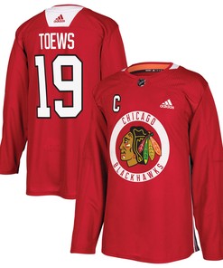 Jonathan Toews Chicago Blackhawks Adidas Practice Player Jersey - Red Nhl - Robokeg