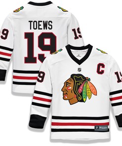 Jonathan Toews Chicago Blackhawks Fanatics Branded Replica Player Jersey - White Nhl - Robokeg