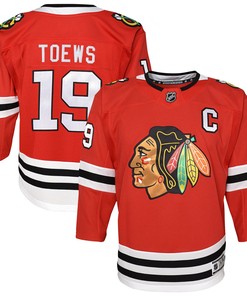 Jonathan Toews Chicago Blackhawks Home Premier Player Jersey Red Nhl - Robokeg