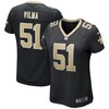 Jonathan Vilma New Orleans Saints Womens Game Retired Player Jersey - Black Nfl - Robokeg