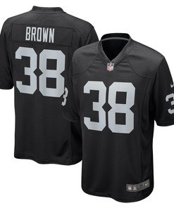 Jordan Brown Las Vegas Raiders Game Jersey - Black Nfl - Robokeg
