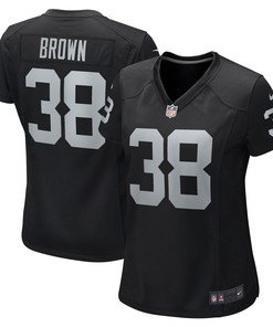 Jordan Brown Las Vegas Raiders Womens Game Jersey - Black Nfl - Robokeg