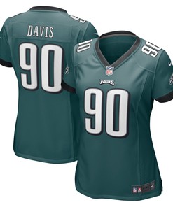 Jordan Davis Philadelphia Eagles Womens Player Game Jersey - Midnight Green Nfl - Robokeg