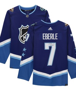 Jordan Eberle Seattle Kraken Autographed 2022 Nhl All-star Game Jersey - Blue - Robokeg