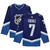 Jordan Eberle Seattle Kraken Autographed 2022 Nhl All-star Game Jersey With 1st Kraken All-star Inscription - Blue - Robokeg