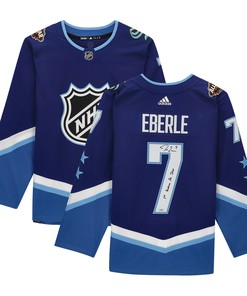 Jordan Eberle Seattle Kraken Autographed 2022 Nhl All-star Game Jersey With 1st Kraken All-star Inscription - Blue - Robokeg