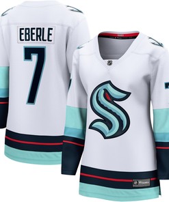 Jordan Eberle Seattle Kraken Fanatics Branded Womens Away Premier Breakaway Player Jersey - White Nhl - Robokeg