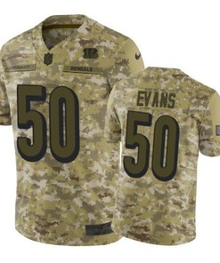 Jordan Evans Jersey Nfl Camo Cincinnati Bengals - Robokeg