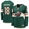 Jordan Greenway Minnesota Wild Fanatics Branded Womens Home Breakaway Player Jersey - Green Nhl - Robokeg