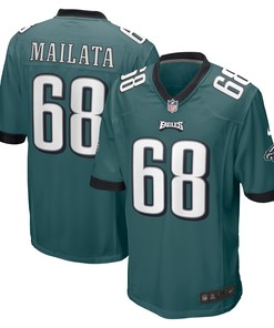 Jordan Mailata Philadelphia Eagles Game Jersey - Midnight Green Nfl - Robokeg