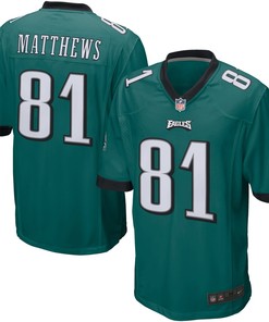 Jordan Matthews Philadelphia Eagles Nike Game Jersey - Midnight Green - Robokeg