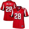 Jordan Miller Atlanta Falcons Nfl Pro Line Womens Team Player Jersey - Red - Robokeg