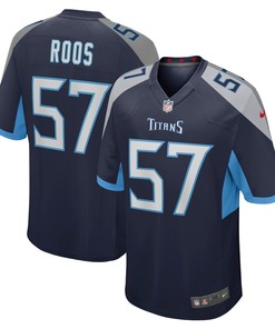 Jordan Roos Tennessee Titans Game Jersey - Navy Nfl - Robokeg