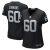 Jordan Simmons Las Vegas Raiders Womens Game Jersey - Black Nfl - Robokeg