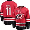 Jordan Staal 11 Carolina Hurricanes Stanley Cup 2023 Playoffs Patch Home Breakaway Men Jersey - Red - Robokeg