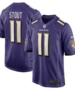 Jordan Stout Baltimore Ravens Player Game Jersey - Purple Nfl - Robokeg