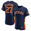 Jose Altuve 27 Houston Astros 60th Anniversary Alternate Player Elite Jersey - Navy - Robokeg
