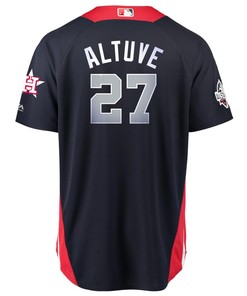 Jose Altuve American League Majestic 2018 Mlb All-star Game Home Run Derby Player Jersey - Navy - Robokeg