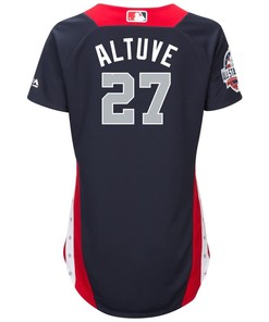 Jose Altuve American League Majestic Womens 2018 Mlb All-star Game Home Run Derby Player Jersey - Navy - Robokeg