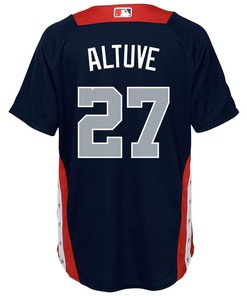 Jose Altuve American League Majestic Youth 2018 Mlb All-star Game Home Run Derby Player Jersey - Navy - Robokeg