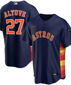 Jose Altuve Houston Astros Alternate Replica Player Jersey - Navy Mlb - Robokeg