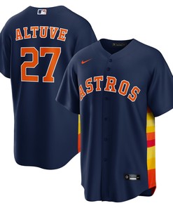 Jose Altuve Houston Astros Alternate Replica Player Name Jersey - Navy Mlb - Robokeg