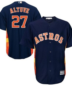 Jose Altuve Houston Astros Big And Tall Cool Base Player Jersey - Navy - Robokeg