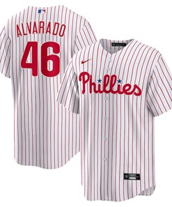 José Alvarado 46 Philadelphia Phillies Men Jersey - White - Robokeg