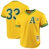 Jose Canseco Oakland Athletics Mitchell & Ness Cooperstown Collection Mesh Batting Practice Jersey - Gold Mlb - Robokeg
