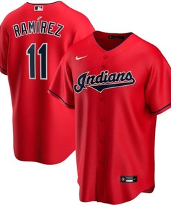 Jose Ramirez #11 2020 Mlb Red Jersey - Robokeg