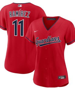 Joserez Cleveland Guardians Womens Alternate Replica Player Jersey Red Mlb - Robokeg
