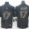 Josh Allen #17 Buffalo Bills Nfl Explosion Legendary Gold Black Jersey - Robokeg