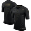 Josh Allen Buffalo Bills 2020 Salute To Service Limited Jersey - Black - Robokeg
