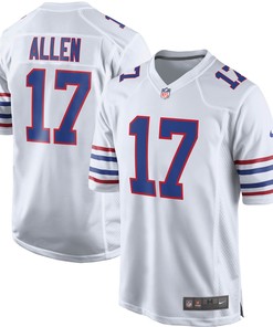 Josh Allen Buffalo Bills Alternate Game Player Jersey - White Nfl - Robokeg