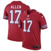 Josh Allen Buffalo Bills Color Rush Legend Jersey - Red Nfl - Robokeg