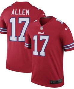 Josh Allen Buffalo Bills Color Rush Legend Jersey - Red Nfl - Robokeg