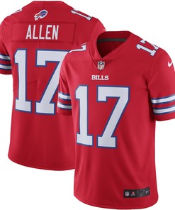 Josh Allen Buffalo Bills Color Rush Vapor Limited Jersey - Red Nfl - Robokeg