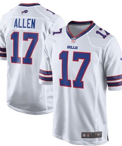 Josh Allen Buffalo Bills Game Player Jersey White Nfl - Robokeg