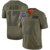 Josh Allen Buffalo Bills Nike Youth 2019 Salute To Service Game Jersey - Olive - Robokeg
