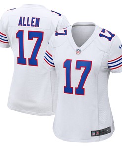 Josh Allen Buffalo Bills Womens Alternate Player Game Team Jersey - White Nfl - Robokeg