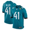 Josh Allen Jacksonville Jaguars Game Jersey - Teal Nfl - Robokeg