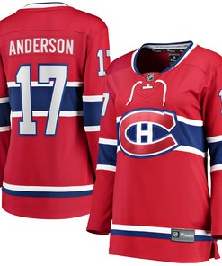 Josh Anderson Montreal Canadiens Fanatics Branded Womens Breakaway Player Jersey - Red Nhl - Robokeg