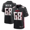 Josh Andrews Atlanta Falcons Game Player Jersey - Black Nfl - Robokeg