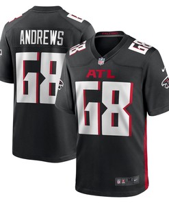 Josh Andrews Atlanta Falcons Game Player Jersey - Black Nfl - Robokeg