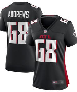Josh Andrews Atlanta Falcons Womens Game Player Jersey - Black Nfl - Robokeg
