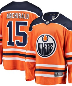 Josh Archibald Edmonton Oilers Fanatics Branded Breakaway Team Color Player Jersey - Orange Nhl - Robokeg