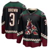 Josh Brown Arizona Coyotes Fanatics Branded Home Breakaway Player Jersey - Black Nhl - Robokeg