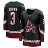 Josh Brown Arizona Coyotes Fanatics Branded Womens Home Breakaway Player Jersey - Black Nhl - Robokeg