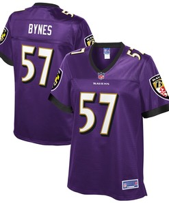 Josh Bynes Baltimore Ravens Nfl Pro Line Womens Player Jersey - Purple - Robokeg