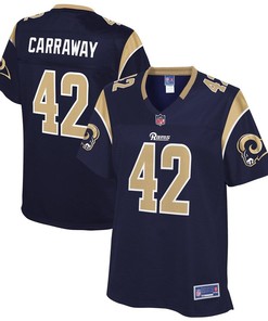 Josh Carraway Los Angeles Rams Nfl Pro Line Womens Team Player Jersey - Navy - Robokeg